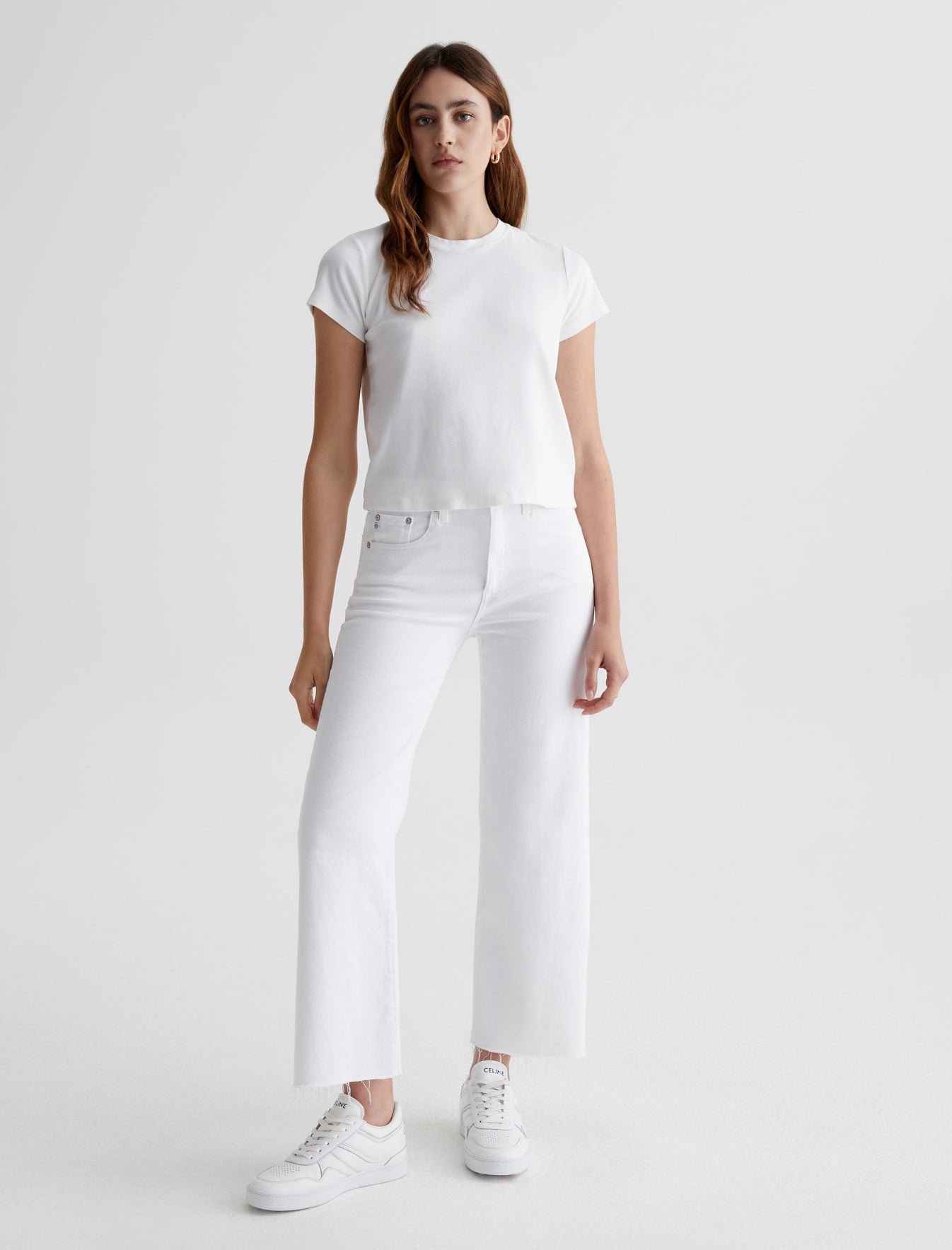 Saige Wide Leg Crop|High-Rise Wide Leg Cloud Soft Denim